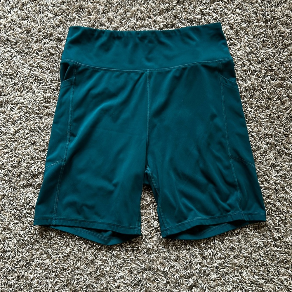 Teal The Everything Pocket Bike Short by Aerie